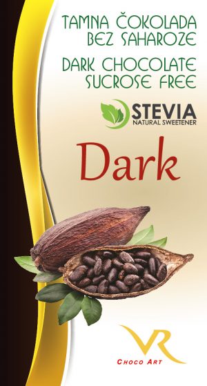 Čokolada bez saharoze obična 55% kakao